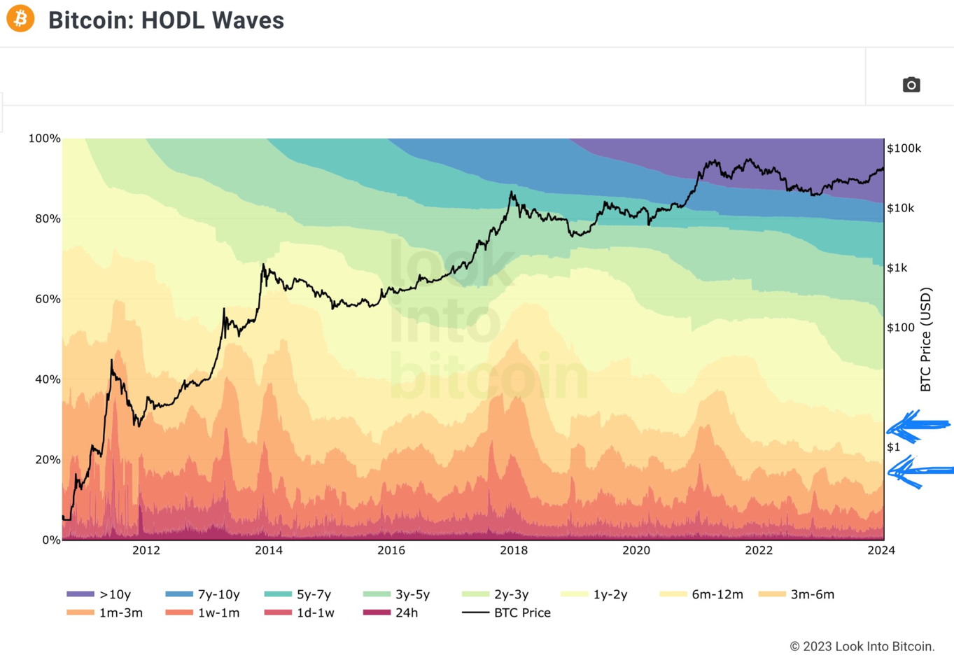 Bitcoin HODL Waves