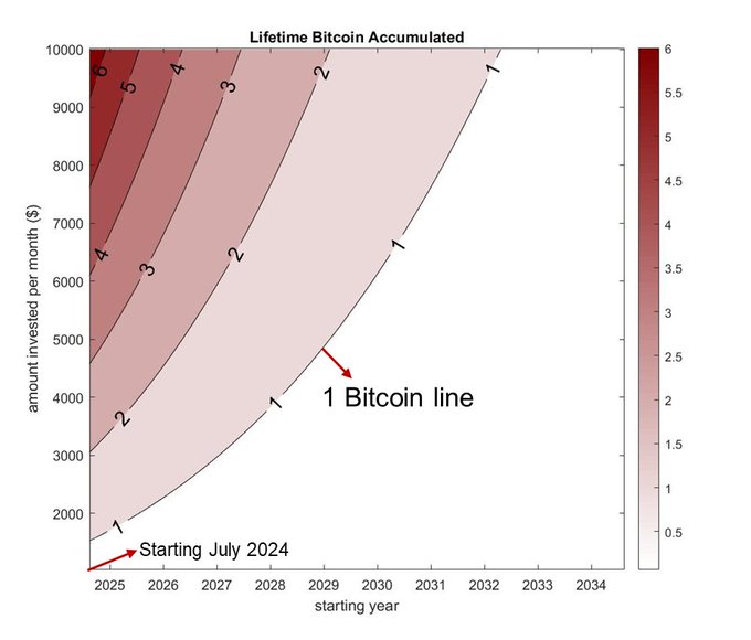 Lifetime Bitcoin accumulated